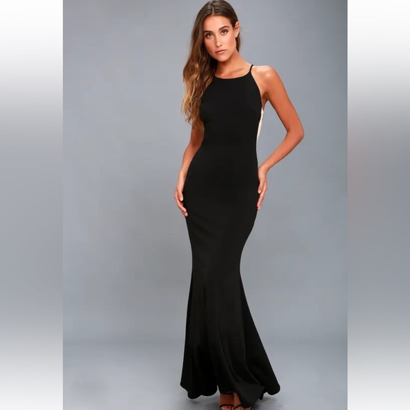 Lulu’s Romanticism Black Maxi Dress - Picture 2 of 6